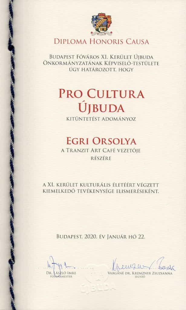 Pro Cultura Award